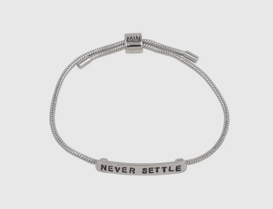 Never Settle Bracelet