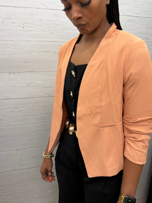 Blush Power Blazer